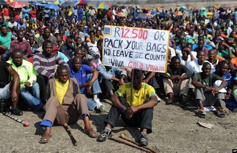 The Marikana Strike: South Africa's Miners Demand Better Working Conditions and Wages in 2012